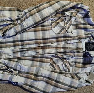 Pair of 2 Xios Button-Down Dress Shirts Small
